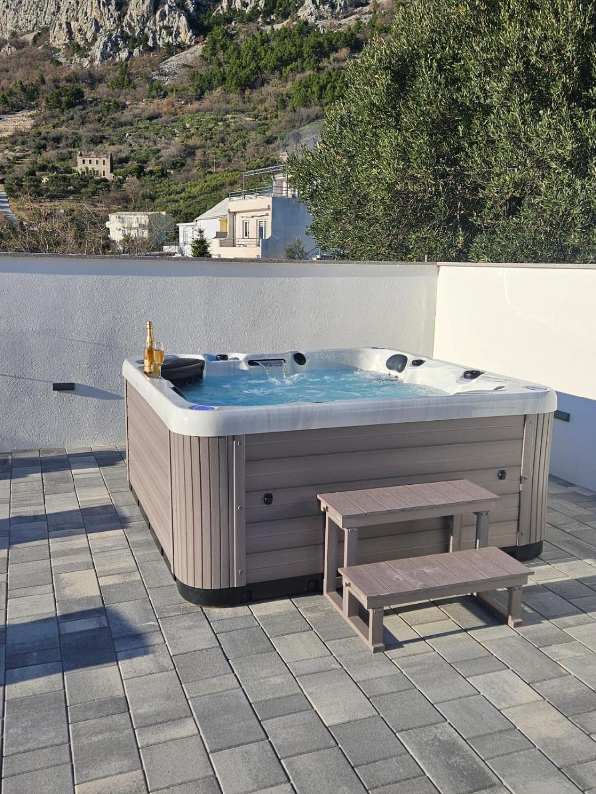 Apartman Koko With Private Jacuzzi マカルスカ エクステリア 写真
